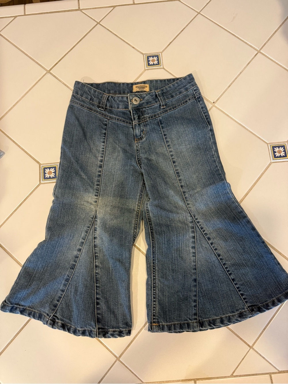 DEPARTMENT OF PEACE: Kids Blue Flared Jeans